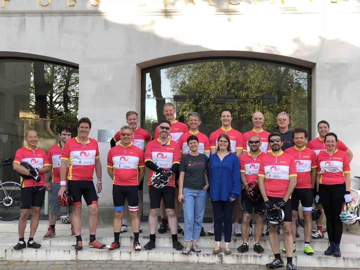 Team Endo launch BSGE cycle ride 2020